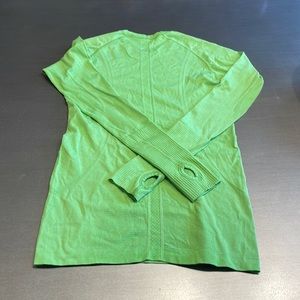 LULULEMON Lime Green Long Sleeve top